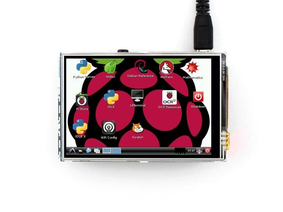 3.5'' Raspberry Pi Touch LCD Ekran (Əsas Ekran) - 1