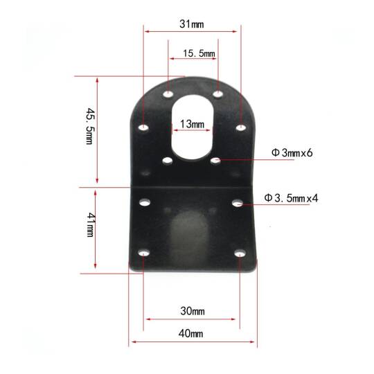 37 mm Motor Tutucu Aparat Metal - 3