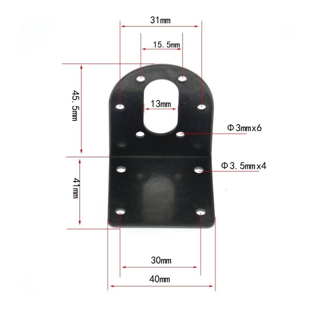 37 mm Motor Tutucu Aparat Metal - 3
