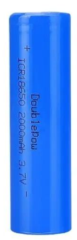 3.7V 2000mAh 18650 Li-ion Şarjlı Batareya - Başsız - 1