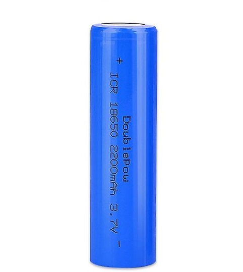 3.7V 2200mAh 18650 Li-ion Şarjlı Batareya - Başsız