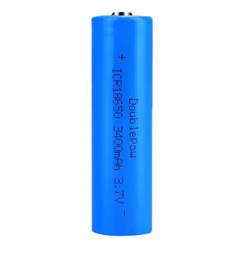 3.7V 3500mAh 18650 Li-ion Şarjlı Batareya - Başlı - 1