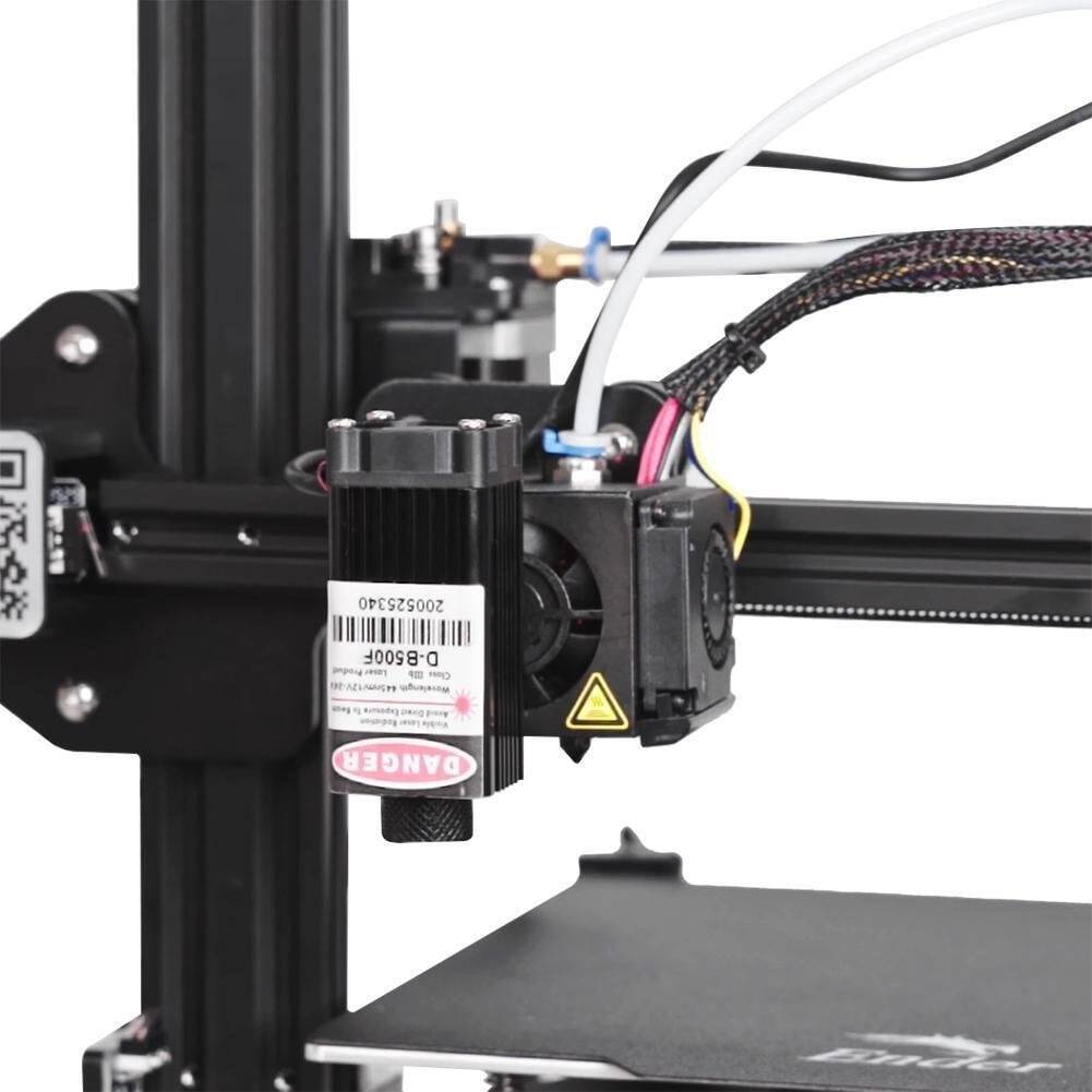 3D Printer Lazer Modulu Dəsti 12/24V 500 mW - 1