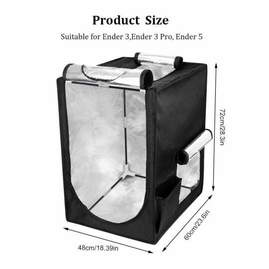 3D Printer Şkafı 48 x 60 x 72 sm - 2