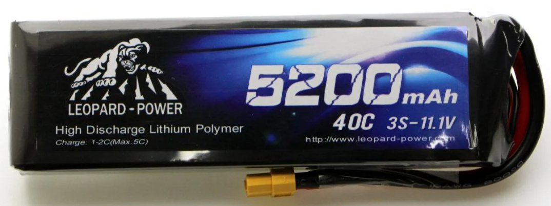 3S 5200mah 40C Li-Po Batareya - 1