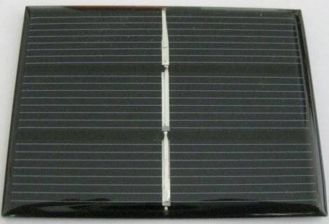3V 100mA Günəş Paneli - 70x70mm - 1
