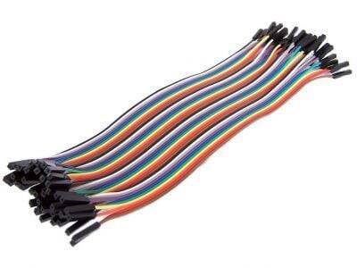 40 Pin Ayrılabilən Dişi-Dişi Jumper Kabel - 200 mm