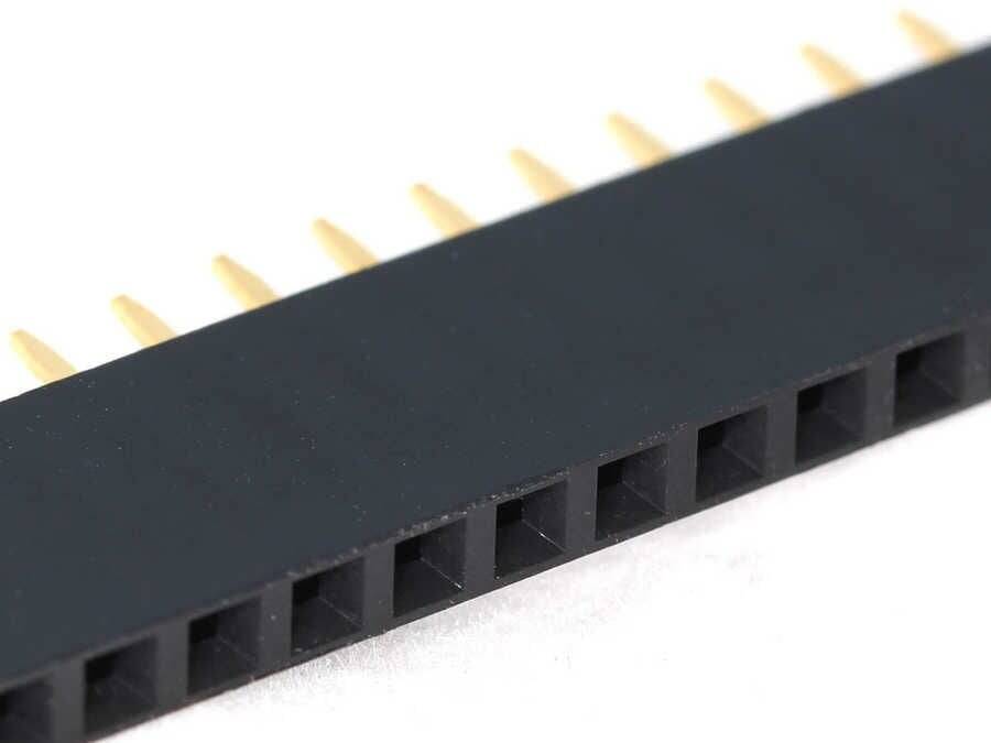 40 Pin Dişi Header 2.54mm Qara - 2
