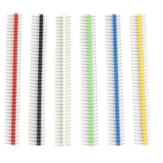 40 Pin Erkək Header 2.54mm Sarı