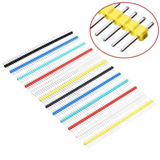 40 Pin Erkək Header 2.54mm Yaşıl - 2