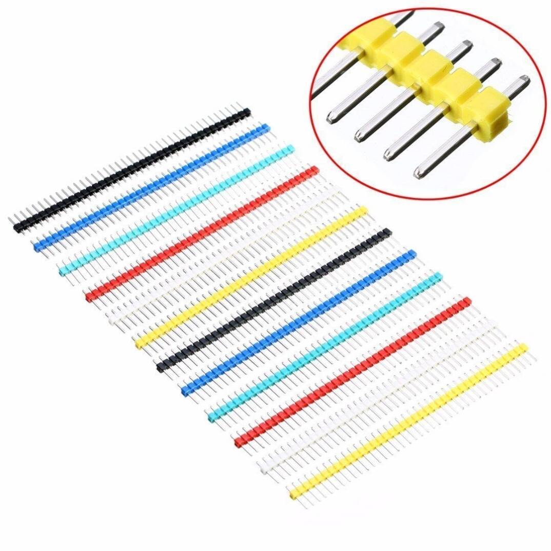 40 Pin Erkək Header 2.54mm Yaşıl - 2