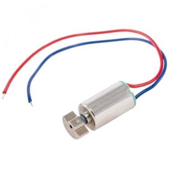 4.5 mm x 8 mm Mini Kabelli Vibrasiya Motoru - Metal Gövdə