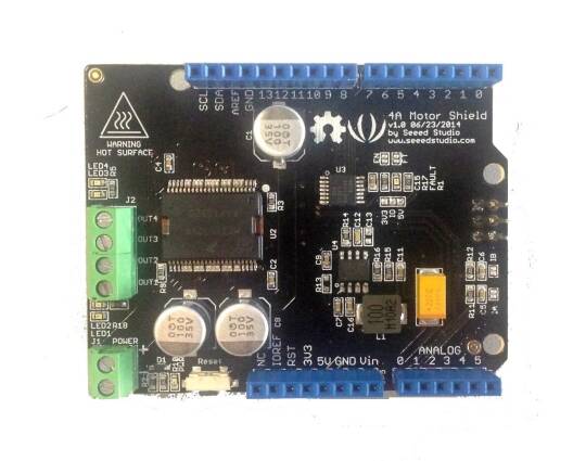 4A Motor Shield - MC33932 Arduino ilə Uyğun Cüt Motor Sürücü Kartı - 3