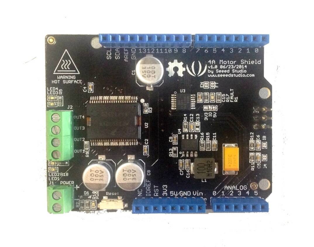 4A Motor Shield - MC33932 Arduino ilə Uyğun Cüt Motor Sürücü Kartı - 3