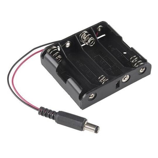 4'lü AA Batareya Yuvası - Arduino ilə Uyğun