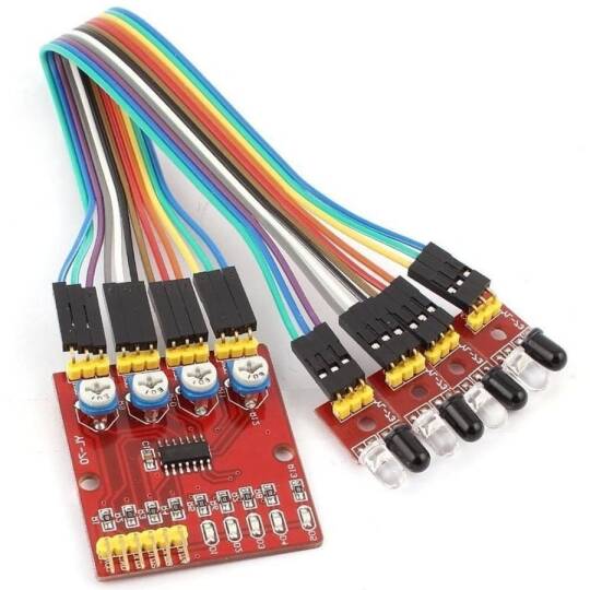 4'lü Xətt İzləyən Sensor Dəsti
