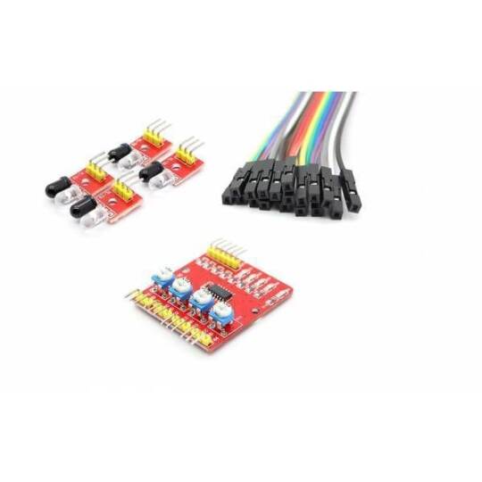 4'lü Xətt İzləyən Sensor Dəsti - 4