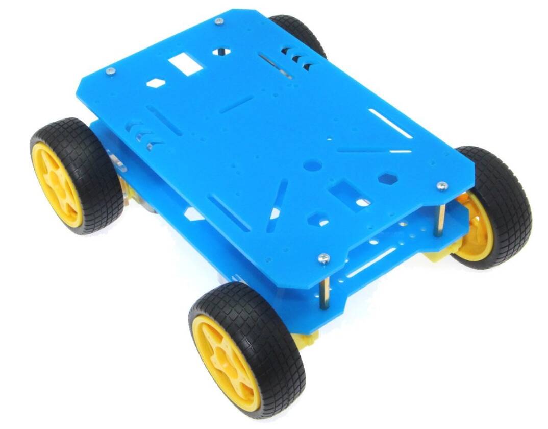 4WD Mobil Ərazi Robot Platforması - Mavi - 1