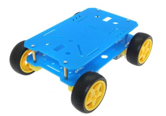 4WD Mobil Ərazi Robot Platforması - Mavi - 2
