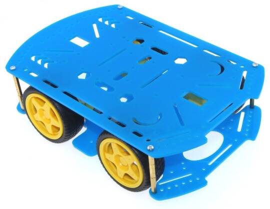 4WD Multi Robot Platforması - Mavi - 2