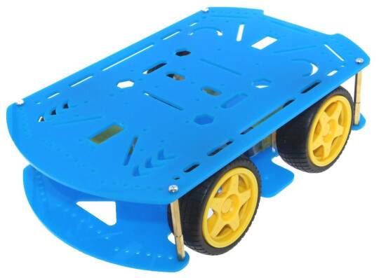 4WD Multi Robot Platforması - Mavi - 3