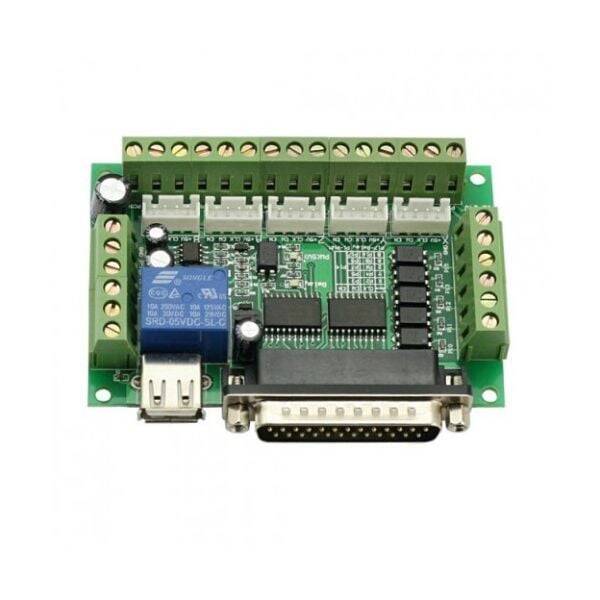 5 Oxlu LPT CNC Nəzarət Kartı PWM - Mavi - 3