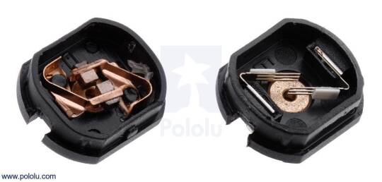 50:1 6V 625 RPM Karbon Fırçalı Metal DC Motor - 2