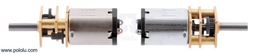 50:1 6V 625 RPM Karbon Fırçalı Metal DC Motor - 3