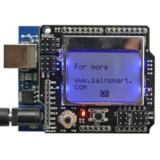 5110 LCD Joystick Shield - LCD4884 - 2