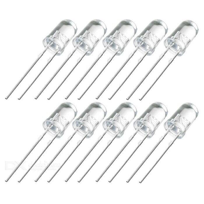 5mm Ağ LED Paketi - 10 Ədəd - 1