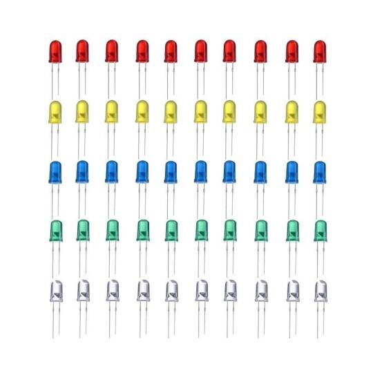 5mm LED Dəsti - 50 Ədəd