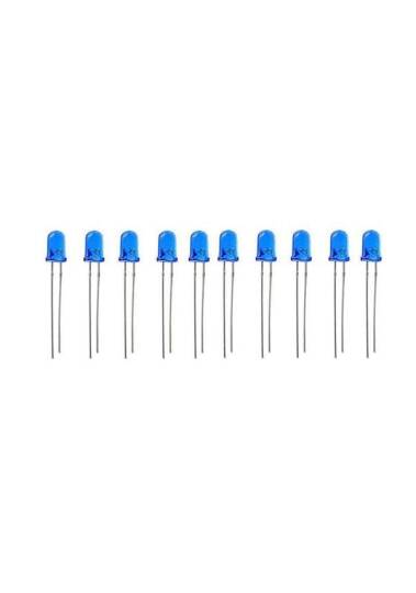 5mm Mavi LED Paketi - 10 Ədəd