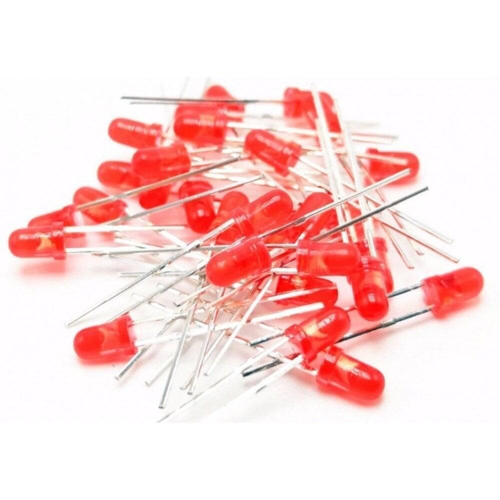 5mm Qırmızı LED Paketi - 10 Ədəd - 1