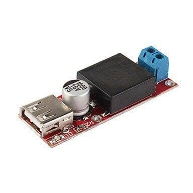 5V 3000mA USB Çıxışı Gərginlik Azaldıcı Requlyator Kartı - Step Down DC7-24V - 4