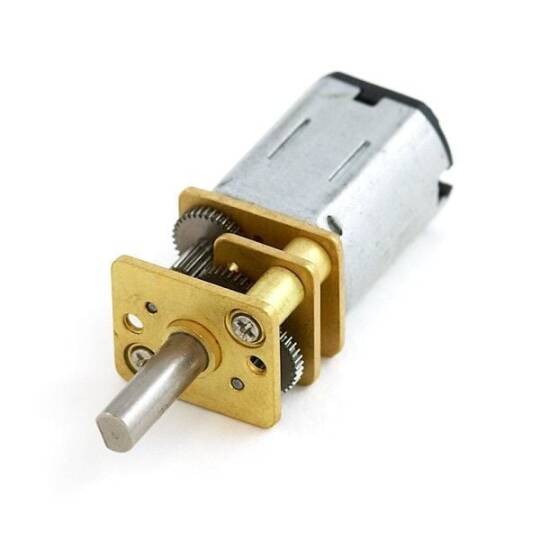 6V 1500 RPM Reduktorlu Mikro DC Motor - 3
