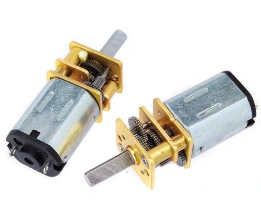 6V 2000 RPM Reduktorlu Mikro DC Motor - 4