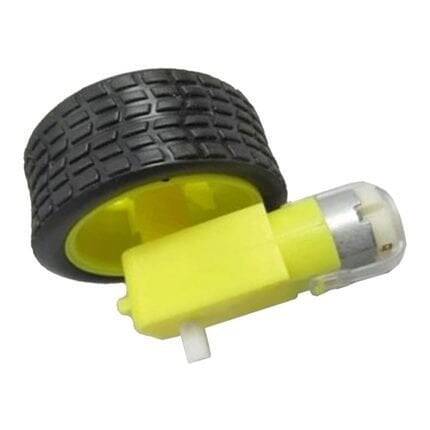 6V 250 RPM Motor və Təkər Dəsti - 3