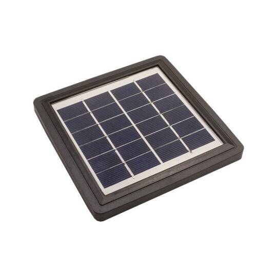 6V 250mA Su Keçirməyən Plastik Qutulu Günəş Paneli 125x125mm - 1