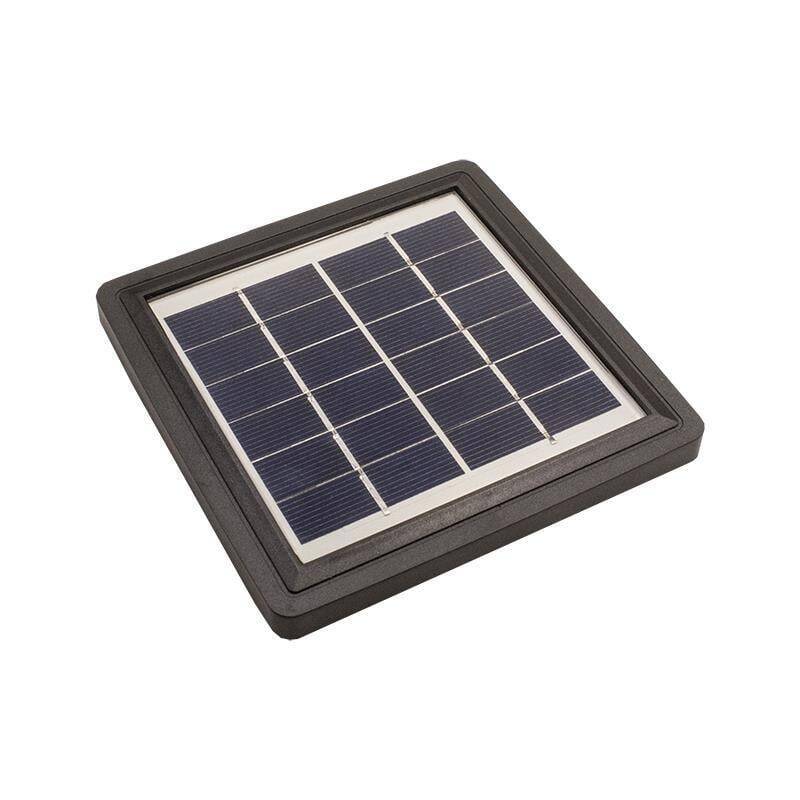 6V 250mA Su Keçirməyən Plastik Qutulu Günəş Paneli 125x125mm - 1