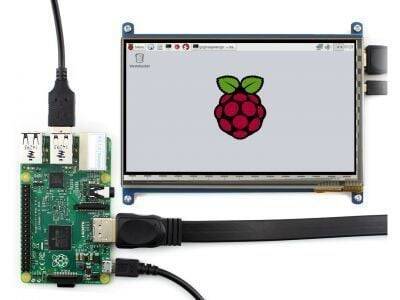 7 HDMI Kapasitiv Touch LCD Ekran - 800x480 (B) - 4