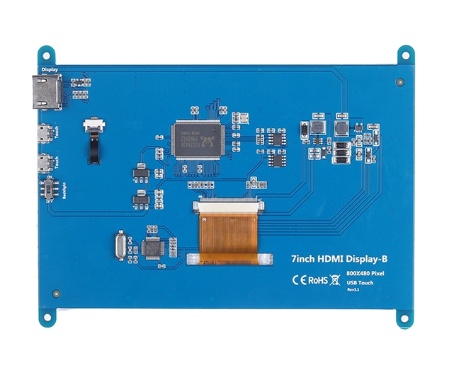 7 HDMI Touch LCD Ekran - 800x480 - 4