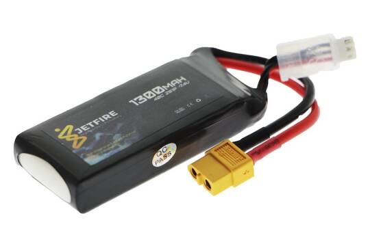 7.4V 1300mAh 40C Li-Po Batareya 2S JetFire Batareya - 2