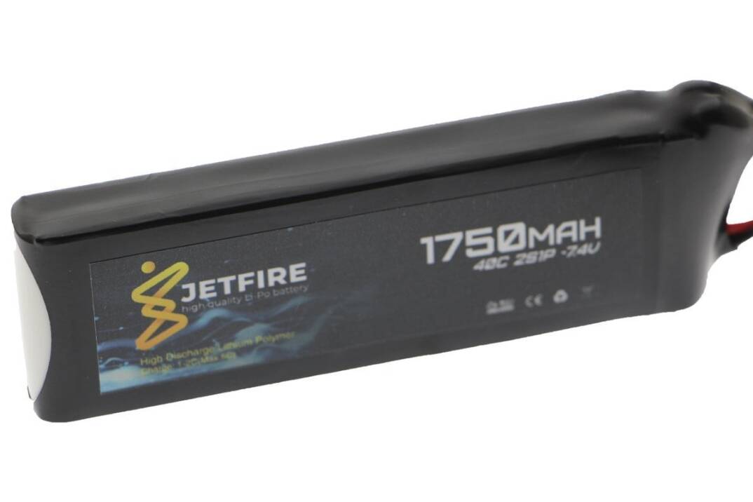 7.4V 1750mAh 40C Li-Po Batareya 2S JetFire Batareya - 1