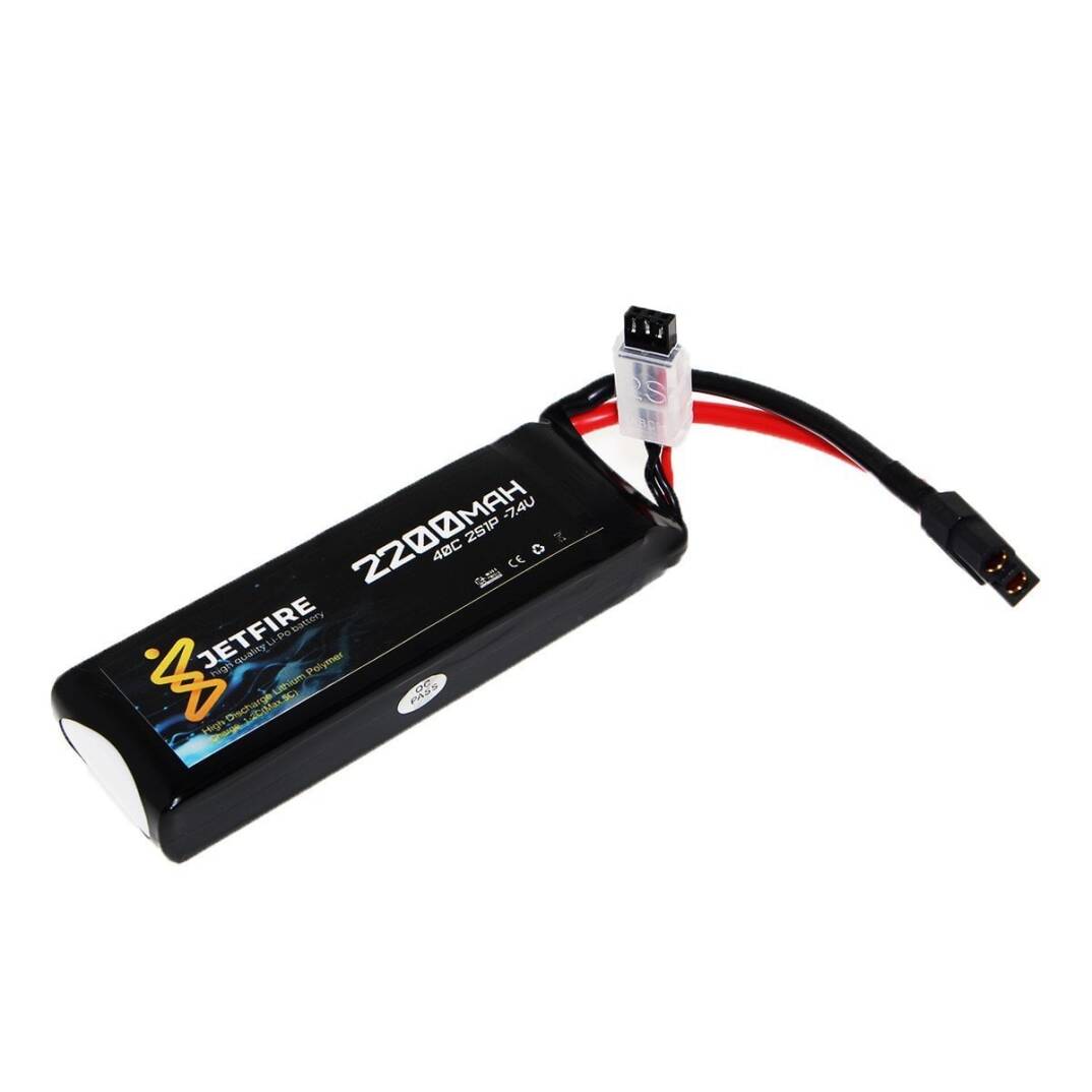 7.4V 2200mAh 40C Li-Po Batareya 2S JetFire Batareya - 2