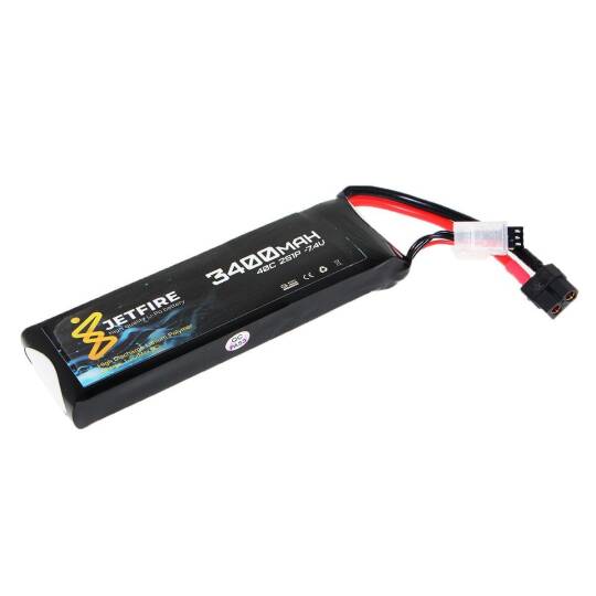 7.4V 3400mAh 40C Li-Po Batareya 2S JetFire Batareya - 2
