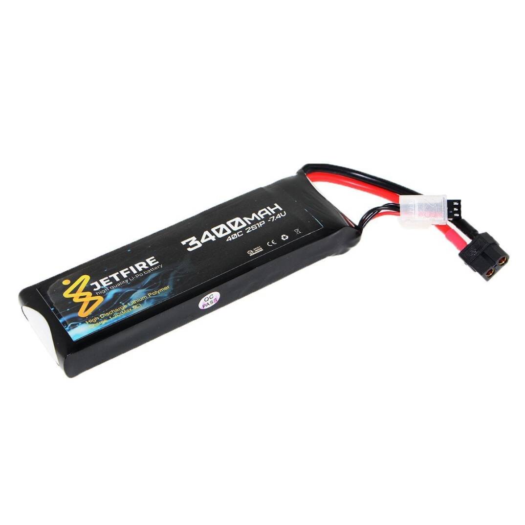7.4V 3400mAh 40C Li-Po Batareya 2S JetFire Batareya - 2