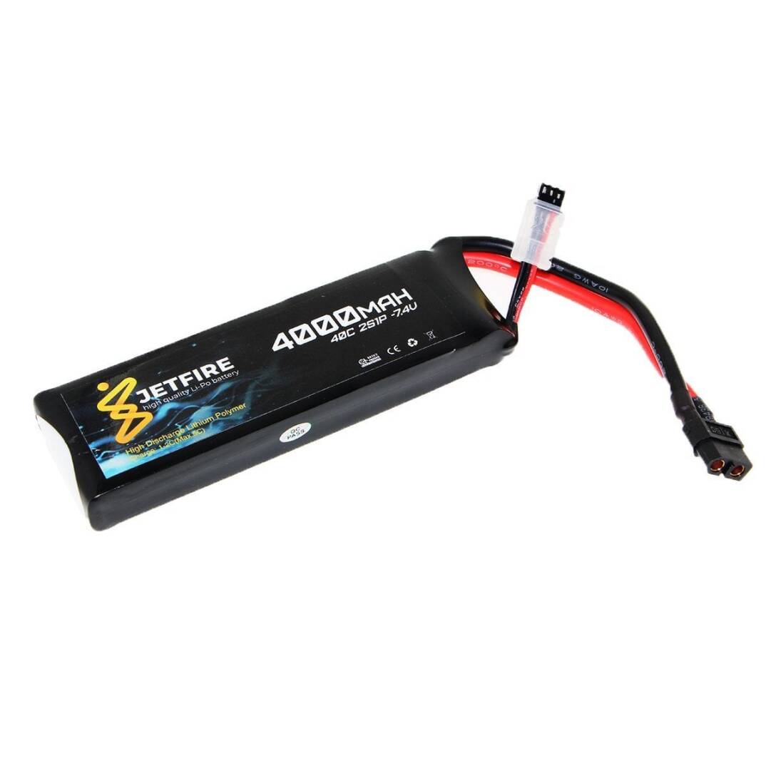 7.4V 4000mAh 40C LiPo Batareya 2S JetFire Batareya - 2