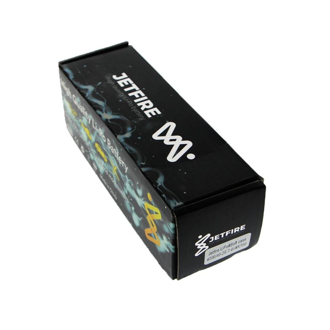 7.4V 4000mAh 40C LiPo Batareya 2S JetFire Batareya - 3
