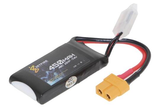 7.4V 450mAh 40C Li-Po Batareya 2S JetFire Batareya - 2