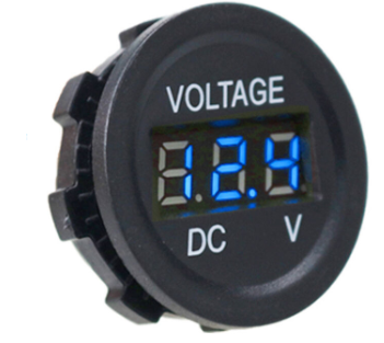7V-30V LED Panel Mini Rəqəmsal Voltmetr - 1